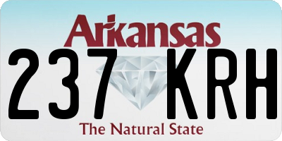 AR license plate 237KRH
