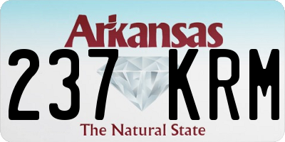 AR license plate 237KRM