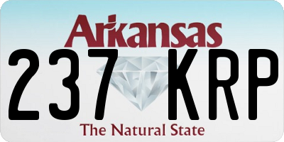 AR license plate 237KRP