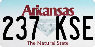 AR license plate 237KSE