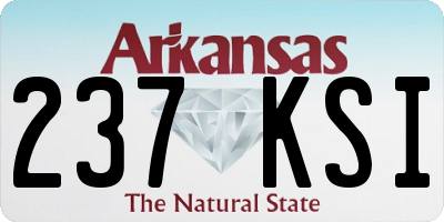 AR license plate 237KSI