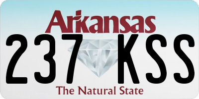 AR license plate 237KSS