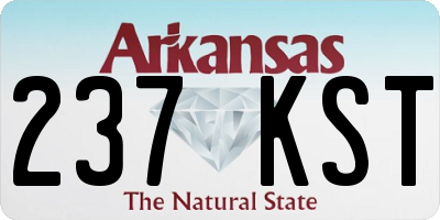 AR license plate 237KST