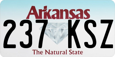 AR license plate 237KSZ
