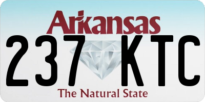 AR license plate 237KTC