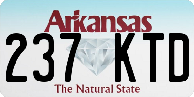 AR license plate 237KTD
