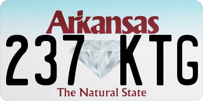AR license plate 237KTG