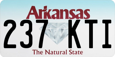 AR license plate 237KTI