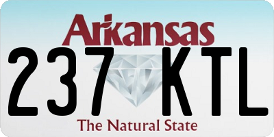 AR license plate 237KTL