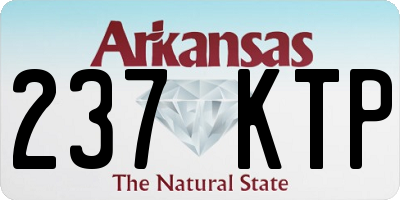AR license plate 237KTP