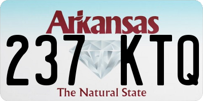 AR license plate 237KTQ