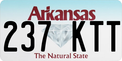 AR license plate 237KTT