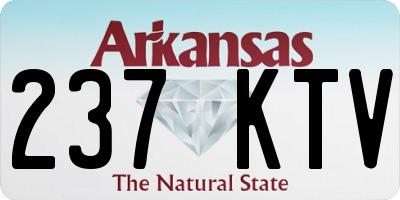 AR license plate 237KTV