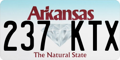 AR license plate 237KTX