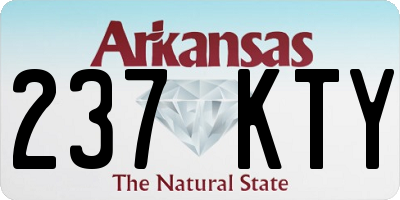 AR license plate 237KTY