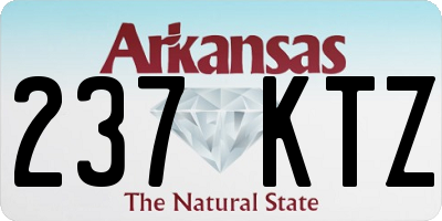 AR license plate 237KTZ