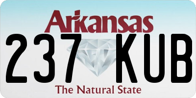 AR license plate 237KUB