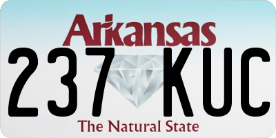 AR license plate 237KUC