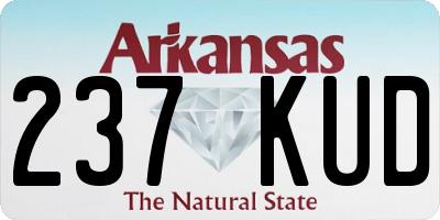 AR license plate 237KUD