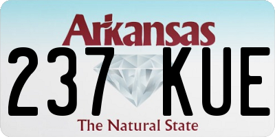 AR license plate 237KUE
