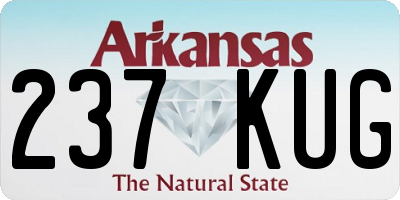 AR license plate 237KUG