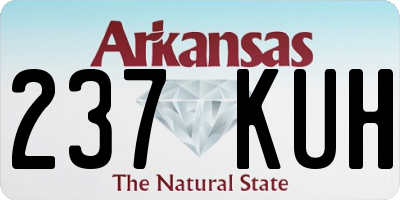 AR license plate 237KUH
