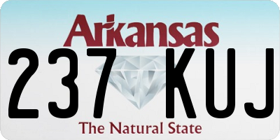 AR license plate 237KUJ