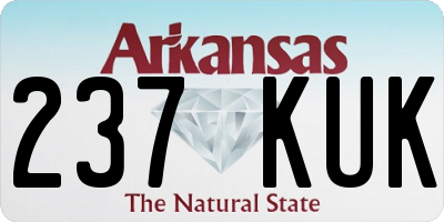 AR license plate 237KUK