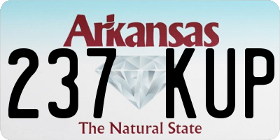 AR license plate 237KUP