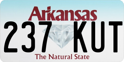 AR license plate 237KUT