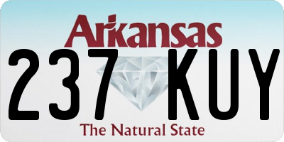 AR license plate 237KUY