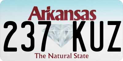 AR license plate 237KUZ