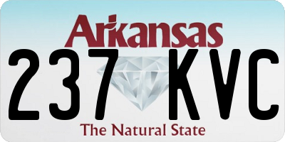 AR license plate 237KVC