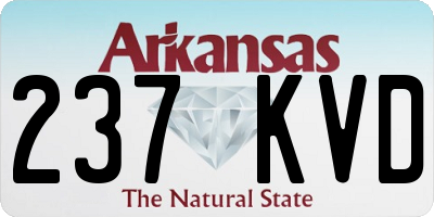 AR license plate 237KVD