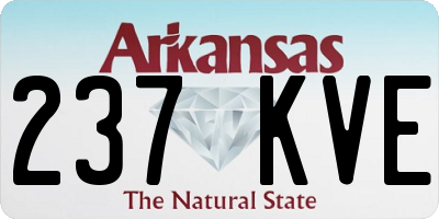 AR license plate 237KVE