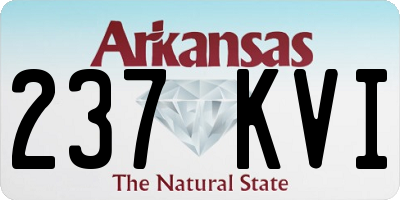 AR license plate 237KVI