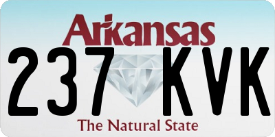AR license plate 237KVK