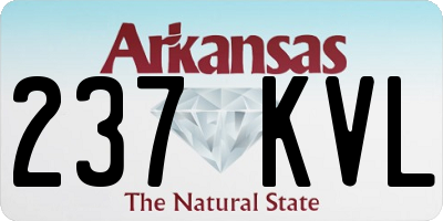AR license plate 237KVL
