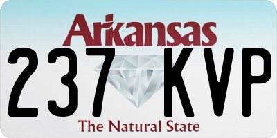 AR license plate 237KVP