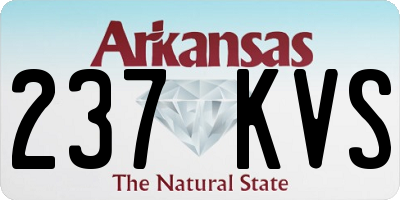 AR license plate 237KVS