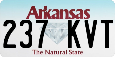 AR license plate 237KVT