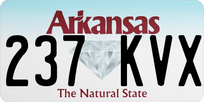AR license plate 237KVX