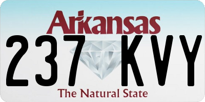 AR license plate 237KVY