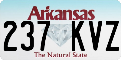 AR license plate 237KVZ