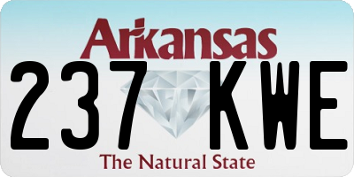 AR license plate 237KWE