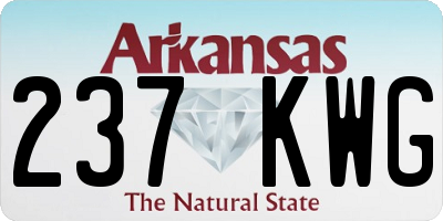 AR license plate 237KWG