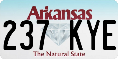 AR license plate 237KYE