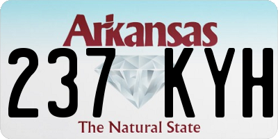 AR license plate 237KYH