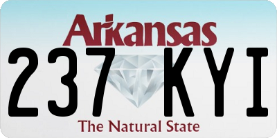 AR license plate 237KYI