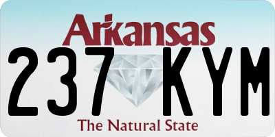 AR license plate 237KYM